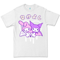 White melody and kuromi heart Premium Tee - artisFamous