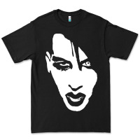 Black marilyn manson face Premium Tee - artisFamous