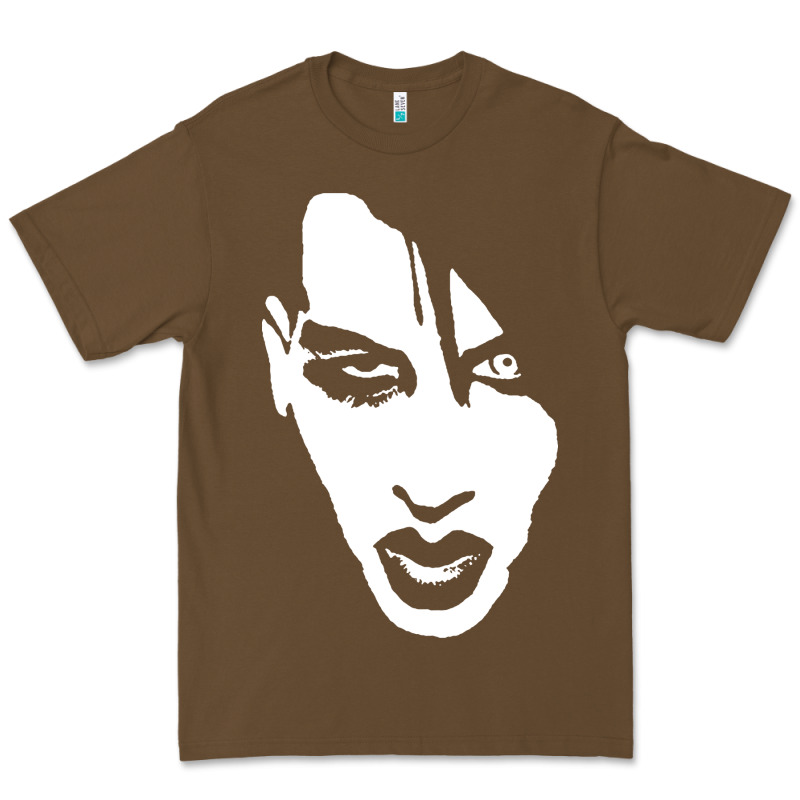 Marilyn Manson Face Premium Tee by artisFamous | Teevron