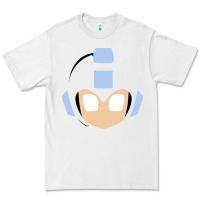 White mega man retro video game face Premium Tee - artisFamous