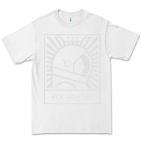 White cosmonaut – retro soviet space race Premium Tee - artisFamous