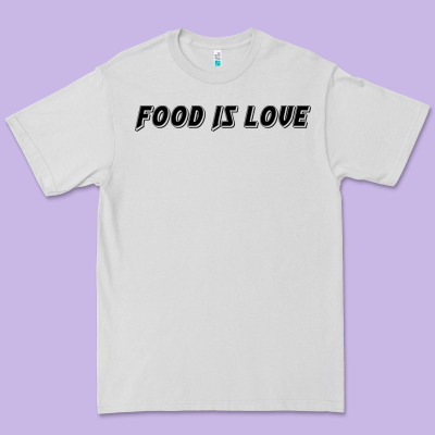 Food Is Love Premium Tee Designed By Artisfamous