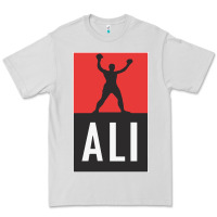 Dove Grey ali the legend Premium Tee - artisFamous