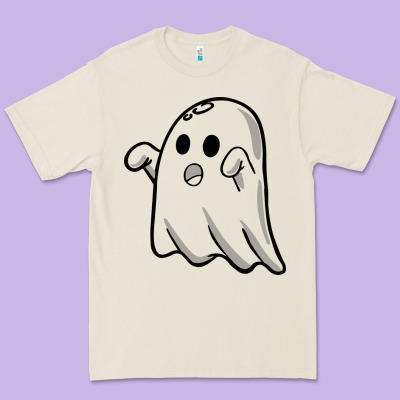 Ghost Premium Tee Designed By Artisfamous