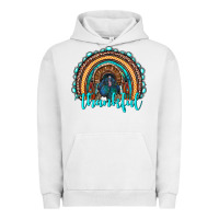 Pigment Lunar Rock western thanksgiving rainbow with turkey Urban Hoodie - RanaPortraitStore