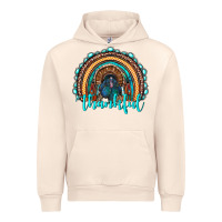 Sandshell western thanksgiving rainbow with turkey Urban Hoodie - RanaPortraitStore