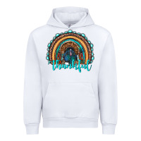 White western thanksgiving rainbow with turkey Urban Hoodie - RanaPortraitStore
