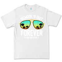 White school out forever retired teacher retro summer Premium Tee - artisFamous