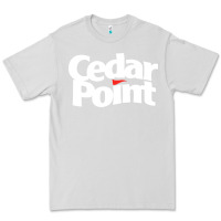 Dove Grey cedar point Premium Tee - artisFamous