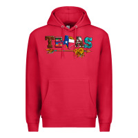 Cardinal texas with arrow and sunflowers Premium Hoodie - Artiststas