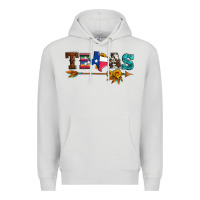 Dove Grey texas with arrow and sunflowers Premium Hoodie - Artiststas