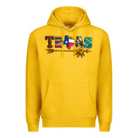 Lemon texas with arrow and sunflowers Premium Hoodie - Artiststas