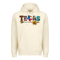 Sandshell texas with arrow and sunflowers Premium Hoodie - Artiststas