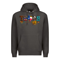 Smoke texas with arrow and sunflowers Premium Hoodie - Artiststas