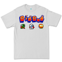Dove Grey dig dug Premium Tee - artisFamous