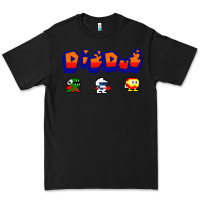 Black dig dug Premium Tee - artisFamous