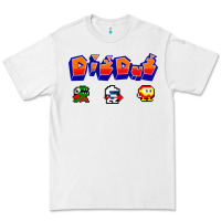 White dig dug Premium Tee - artisFamous
