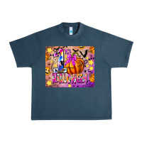 Midnight Navy 1st Halloween Urban Heavy Tee - CowhideDigitalArt
