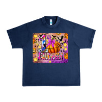 Navy 1st Halloween Urban Heavy Tee - CowhideDigitalArt