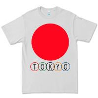 Dove Grey Japan Flag Olympics Premium Tee - artisFamous