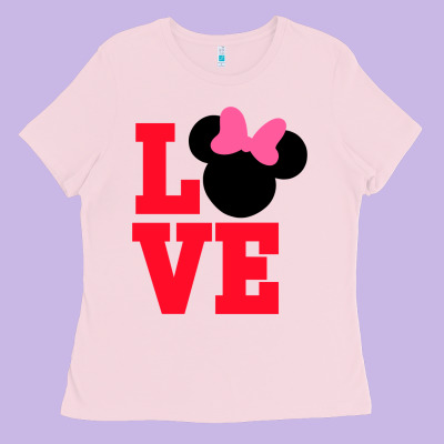Minnie Mouse Ladies Tee Designed By Cowhidedigitalart