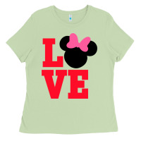 Matcha Minnie Mouse Ladies Tee - CowhideDigitalArt