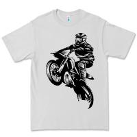 Dove Grey motocross dirt bike design got dirt Premium Tee - artisFamous