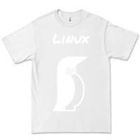 White linux Premium Tee - artisFamous