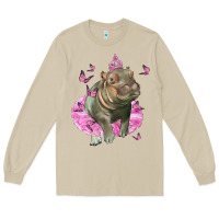 Mushroom Baby Hippo With Tutu Long Sleeve Tee - LillyAllenDesigns