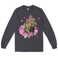 Smoke Baby Hippo With Tutu Long Sleeve Tee - LillyAllenDesigns