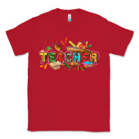 Red Cinco de mayo Teacher Classic Tee - FaDigitalArtStudio