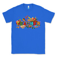 True Royal Cinco de mayo Teacher Classic Tee - FaDigitalArtStudio