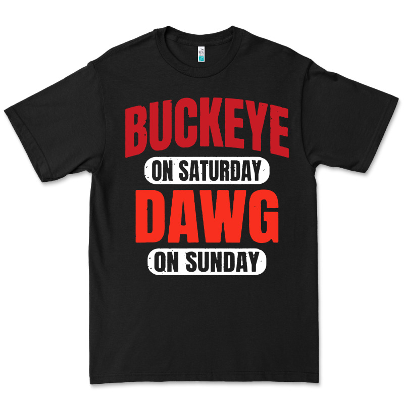 Buckeye On Saturday Premium Tee by artisFamous | Teevron