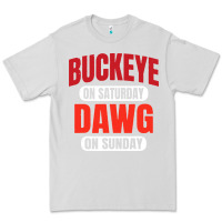 Dove Grey buckeye on saturday Premium Tee - artisFamous