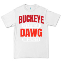 White buckeye on saturday Premium Tee - artisFamous