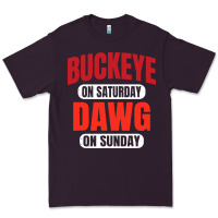 Plum buckeye on saturday Premium Tee - artisFamous