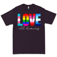 Plum lgbt pride rainbow love lgbtq pride Premium Tee - artisFamous