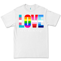 White lgbt pride rainbow love lgbtq pride Premium Tee - artisFamous