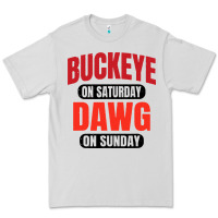 Dove Grey buckeye on saturday Premium Tee - artisFamous