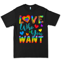 Black Western Love Who You Want Premium Tee - BundleAndBundleShop
