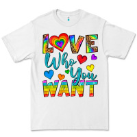 White Western Love Who You Want Premium Tee - BundleAndBundleShop