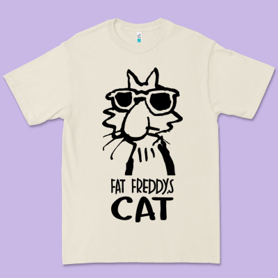 Fat Freddys Cat Premium Tee Designed By Artisfamous