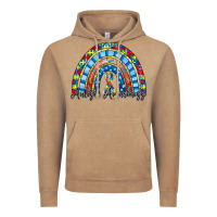 Vintage Coffee autism awareness rainbow Vintage Hoodie - RacoonDesign