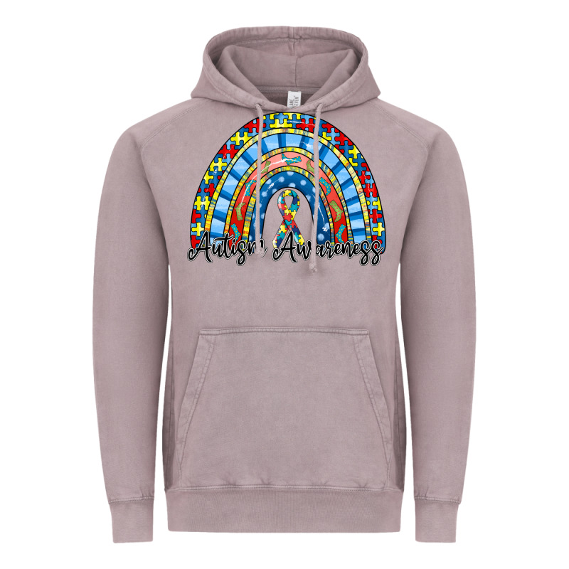 Autism Awareness Rainbow Vintage Hoodie by RacoonDesign | Teevron