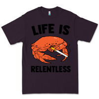 Plum crab life is relentless Premium Tee - artisFamous