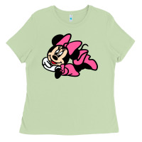 Matcha Minnie Mouse Ladies Tee - CowhideDigitalArt