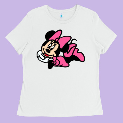 Minnie Mouse Ladies Tee Designed By Cowhidedigitalart