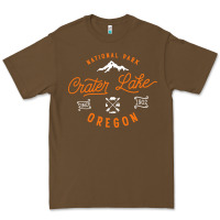 Cacao crater lake oregon national park vintage retro Premium Tee - artisFamous