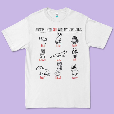 Animals I Can Kill With My Bare Hands Premium Tee Designed By Artisfamous