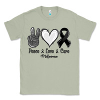 Matcha Peace Love Cure Melanoma Cancer Classic Tee - Jasminsmagicworld